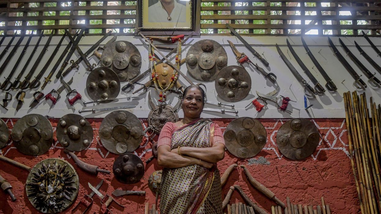 Great-grandmother keeps Indian martial art alive