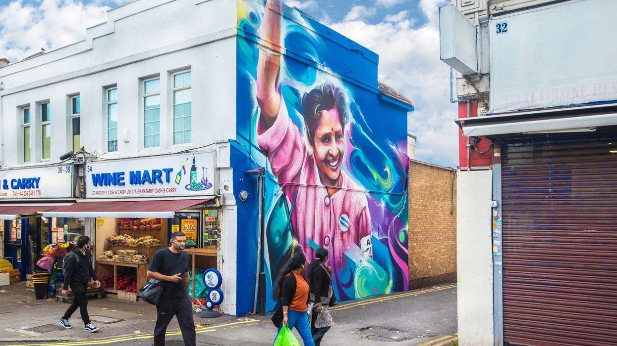 Mural artwork pays tribute to Grunwick dispute leader