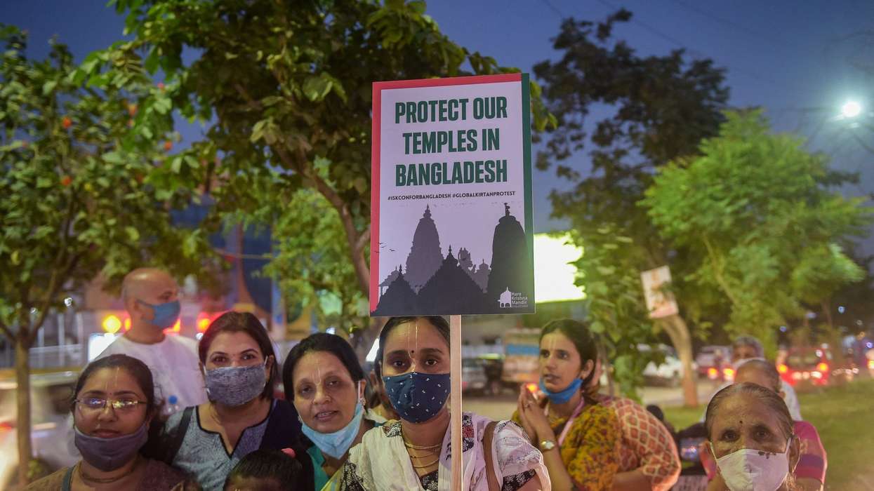 Mosques vandalised in India in protest against Bangladesh violence