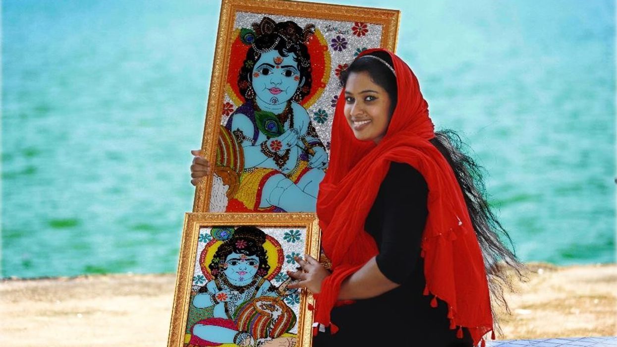 Muslim woman’s Krishna art ‘a symbol of social harmony’
