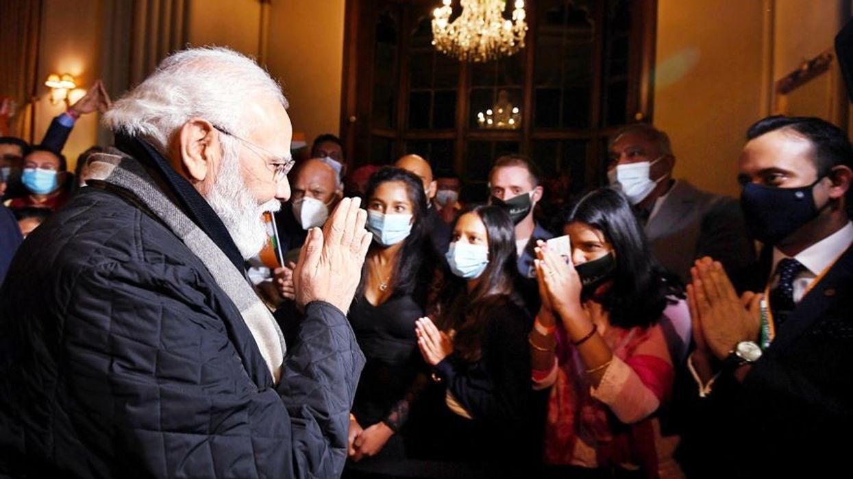 Diaspora delight as Modi meets Indians in Glasgow