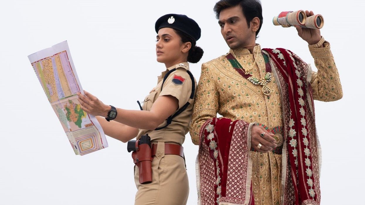 Woh Ladki Hai Kahaan first look: Taapsee Pannu turns a cop to search for Pratik Gandhi’s missing bride