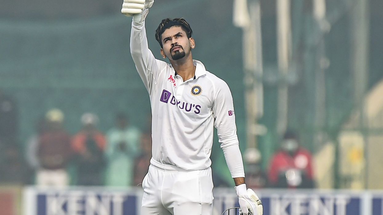 Iyer hits ton on debut, New Zealand mount strong reply