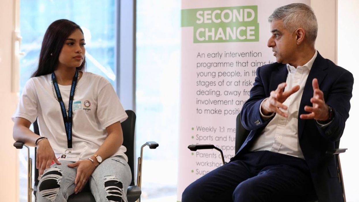 Sadiq Khan unveils mentoring plans for young Londoners