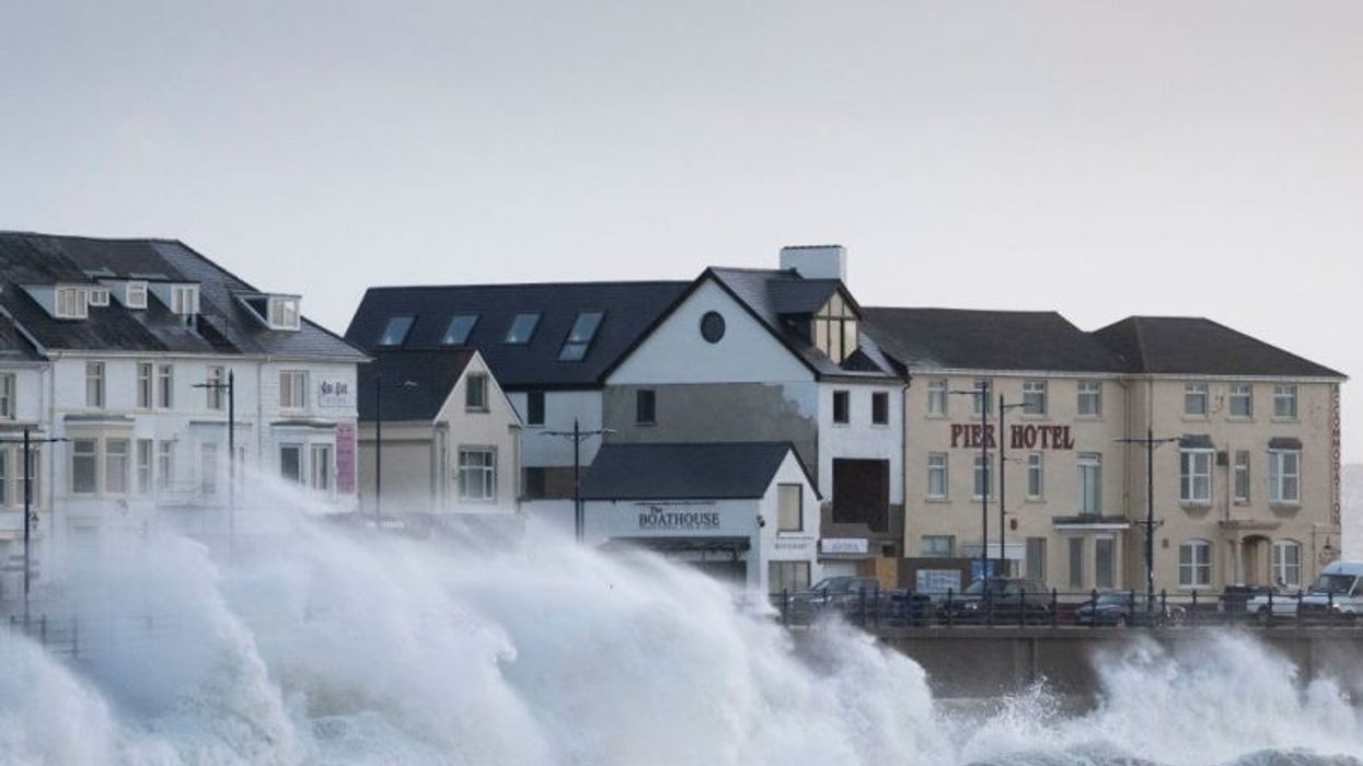 London gets first red weather warning as 'Storm Eunice' surges