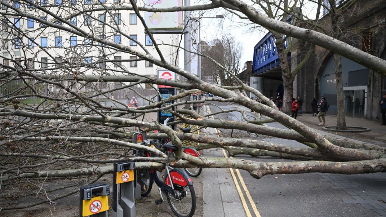 Storm Eunice batters Britain, knocks out power