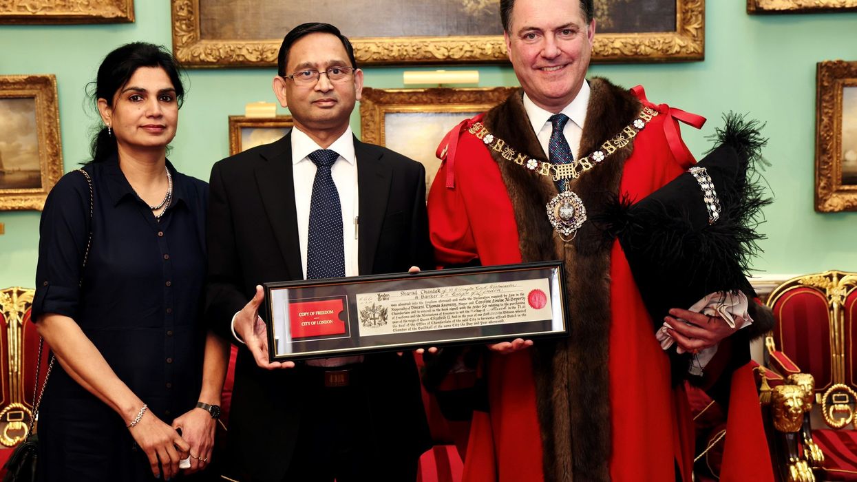 SBI UK chief awarded Freedom of the City of London