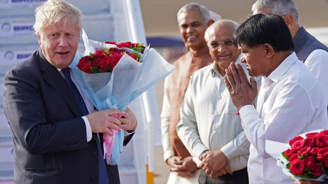 No pomp or grandeur as Johnson visits India