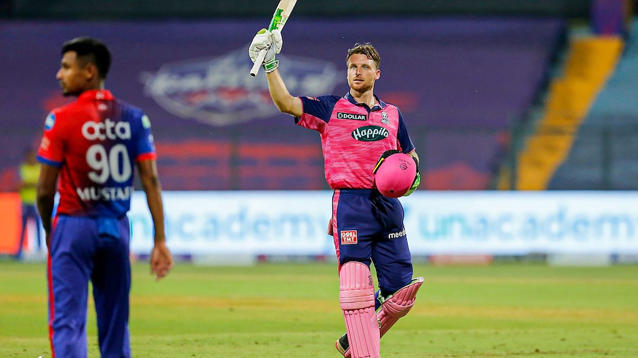 Buttler smashes 116 as Delhi tempers boil over in IPL