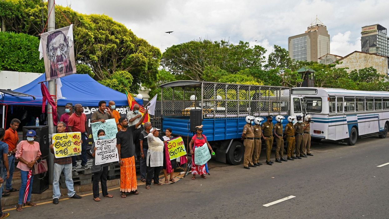 Senior police officer arrested over Sri Lanka protest death
