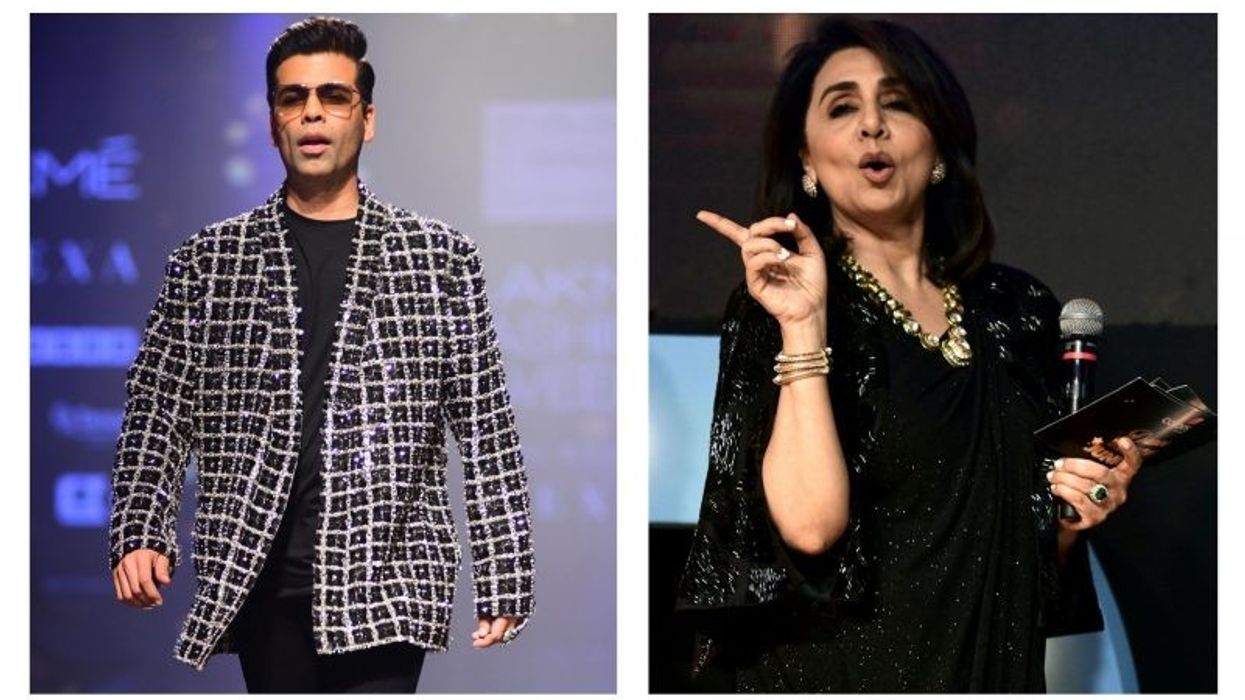Neetu Kapoor and Karan Johar burn the dance floor on Rishi Kapoor’s ‘Dafliwale’ at party – Watch video