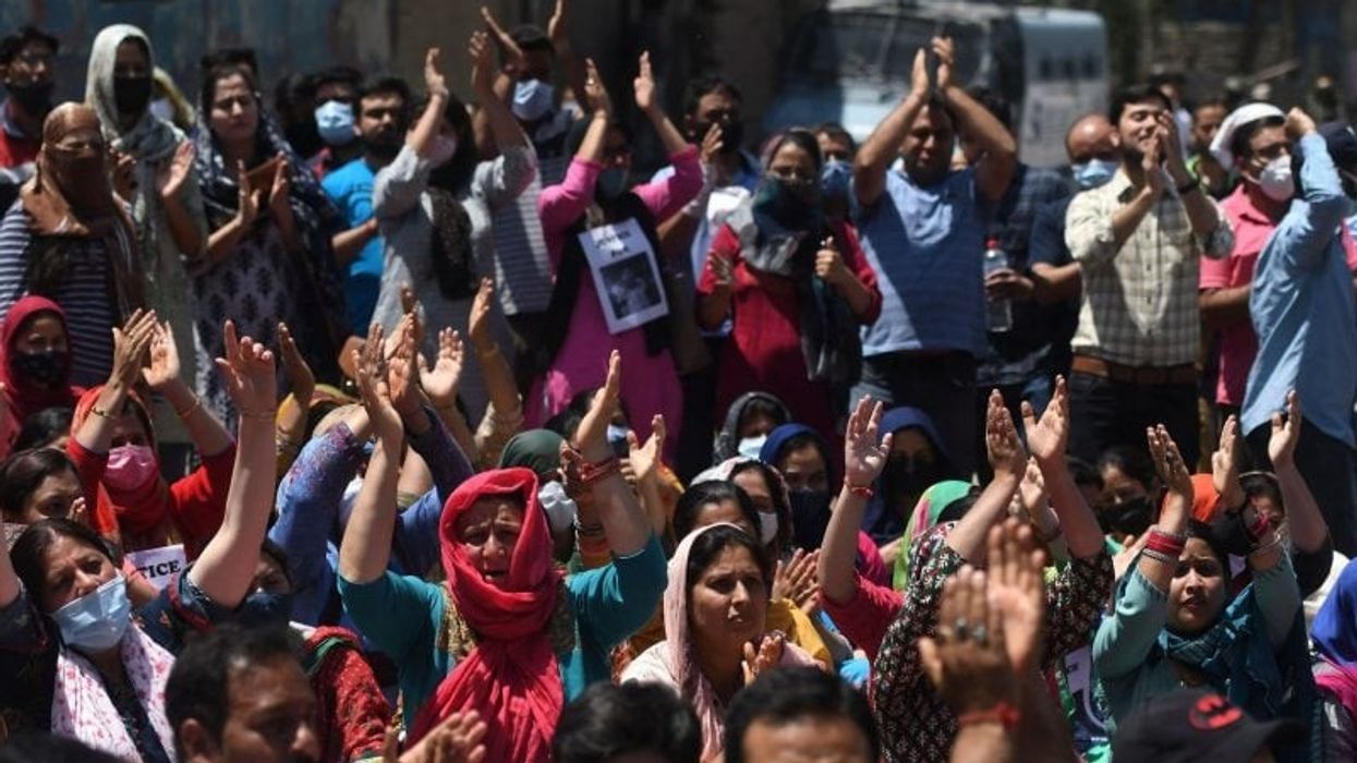 Kashmiri Pandit employees threaten mass migration after teacher's killing in Kulgam