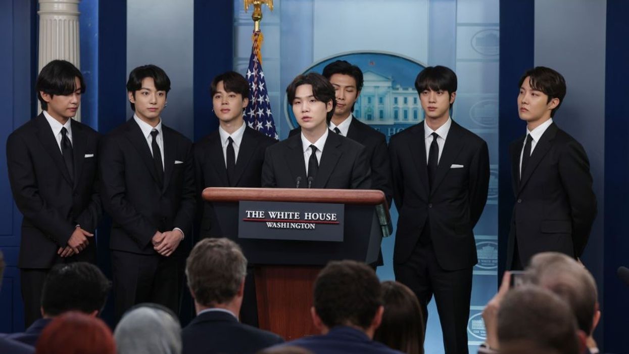 South Korean K-pop band BTS speaks on anti-Asian hate during White House visit