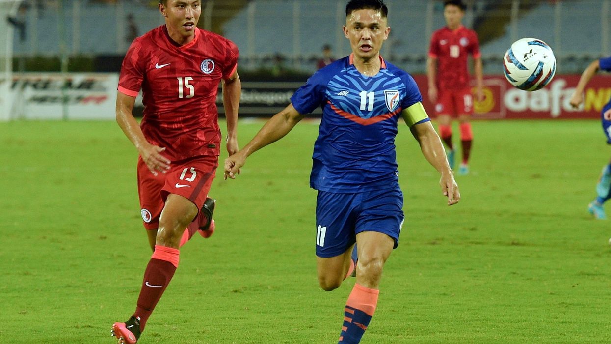 Sunil Chhetri becomes joint 5th highest goalscorer in international football history