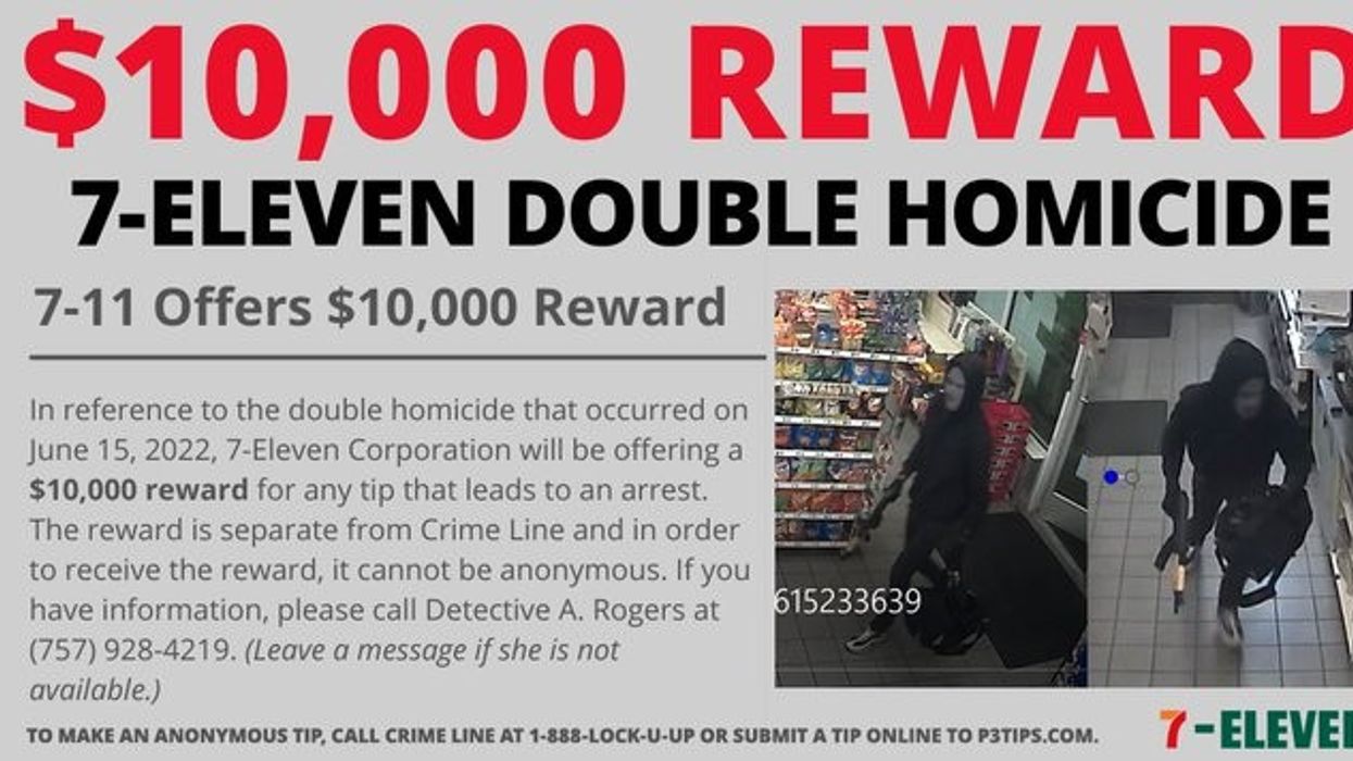 $10,000 reward offered for information on double homicide inside Newport News store: 7-Eleven
