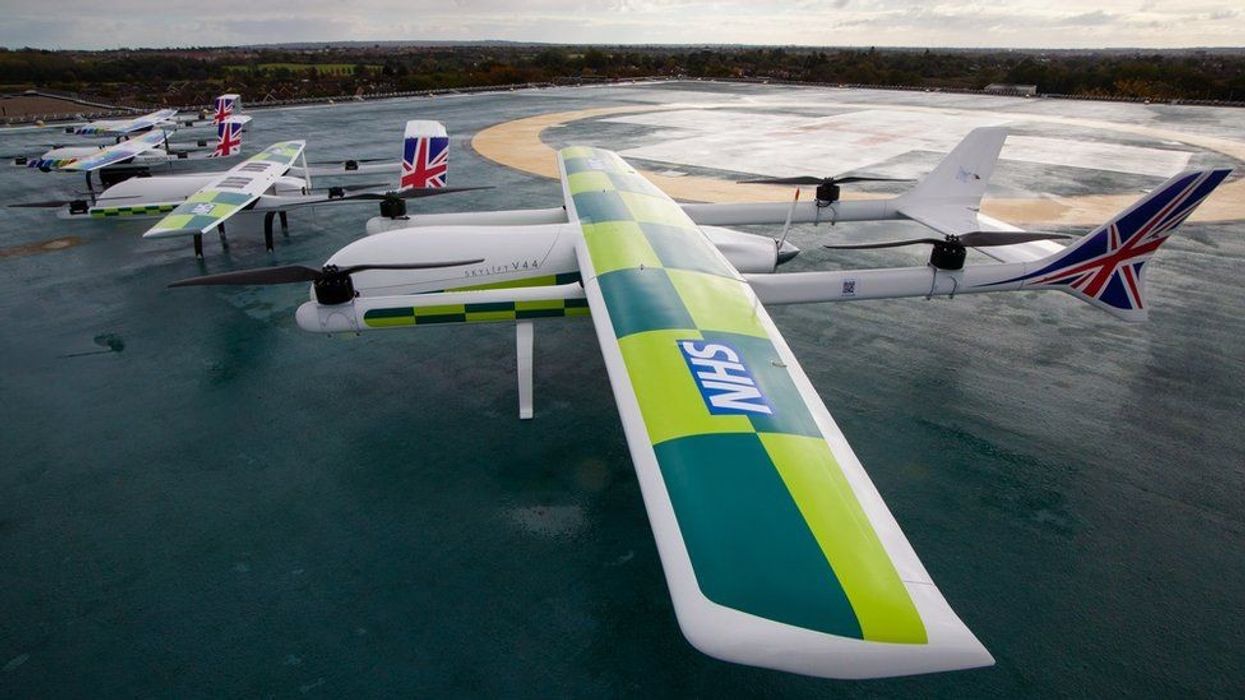 NHS to trial the use of drones to fly cancer drugs to Isle of Wight