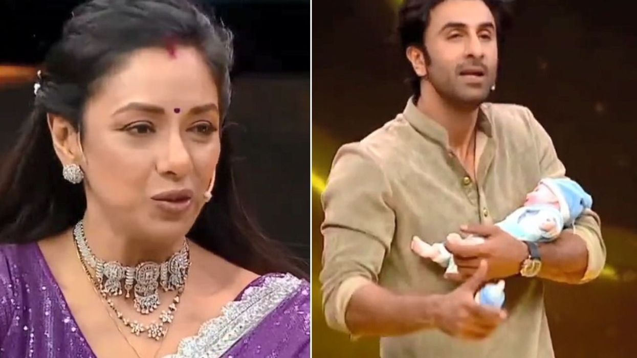 “Can you help me with tips to become the world’s best father?” Ranbir Kapoor asks for parenting tips from Anupamaa star Rupali Ganguly - watch video