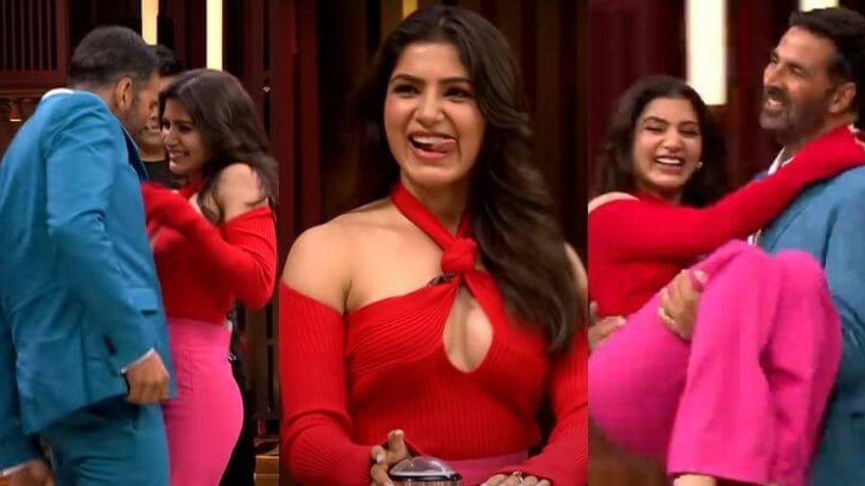 Koffee With Karan 7: Akshay Kumar lifts Samantha in his arms and does some dirty dancing – watch video