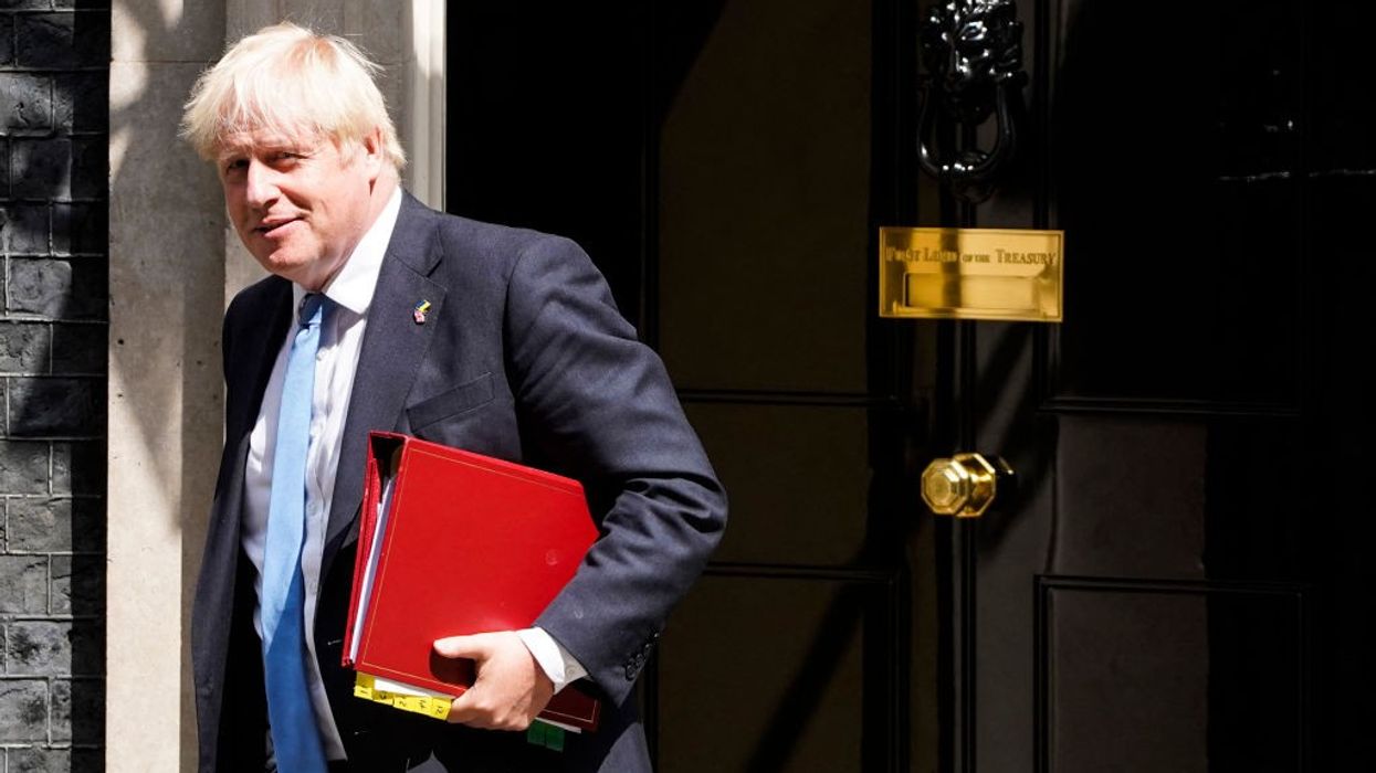 'Hasta la vista, baby,' says UK's Boris Johnson as he exits parliament
