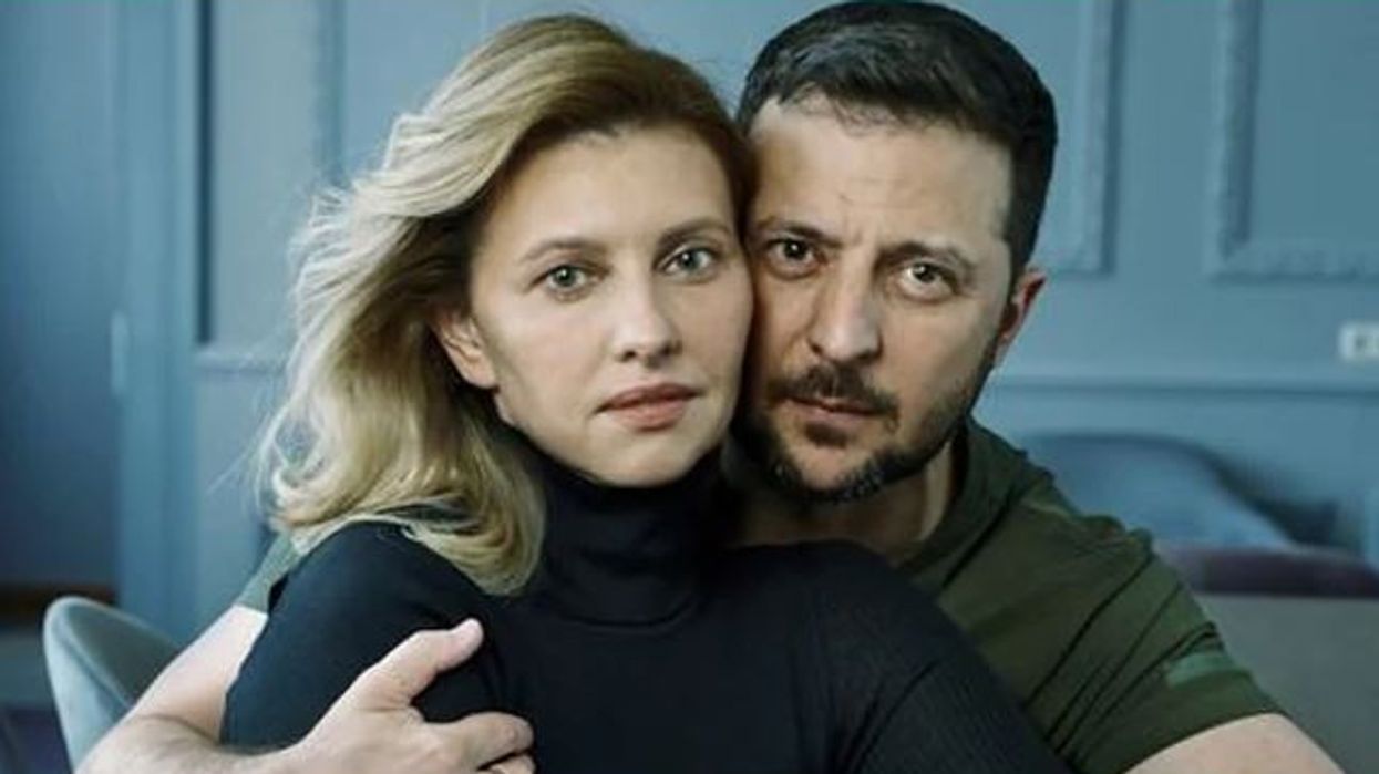 Internet divided over Ukraine president Volodymyr Zelensky, wife appearing on Vogue cover
