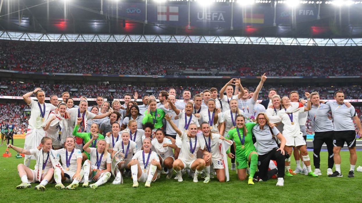 England players gatecrash coach's conference after Euros win, watch video