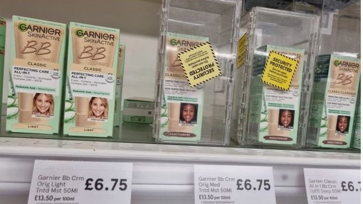 Tesco apologises to mother-of-three for placing 'racist' security tags on makeup for black skin