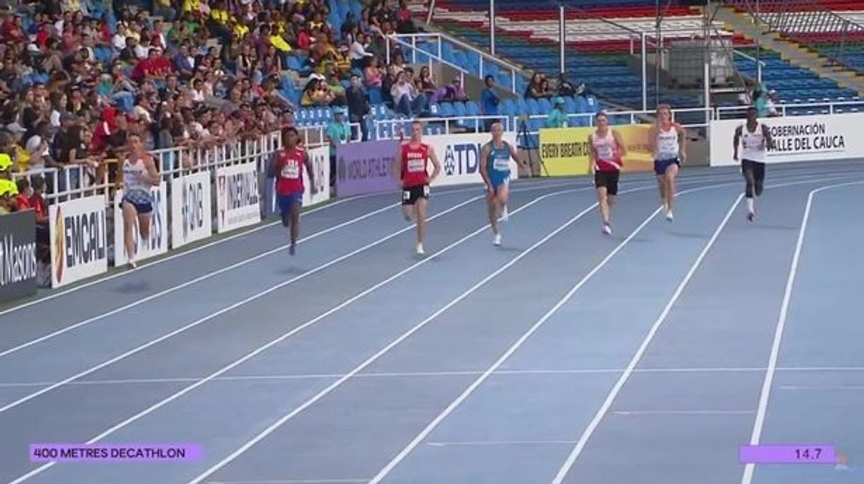 Watch: Athlete finishes last in 400m race as his p*nis pops out while running