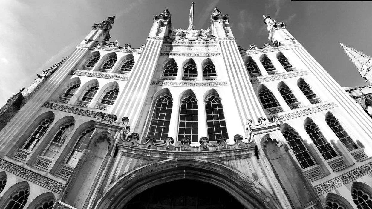 Guildhall light display marks 75 years of India independence