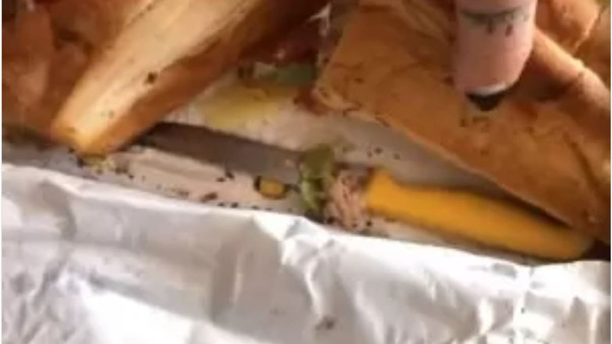 Pregnant woman shell-shocked after finding knife in her subway sandwich