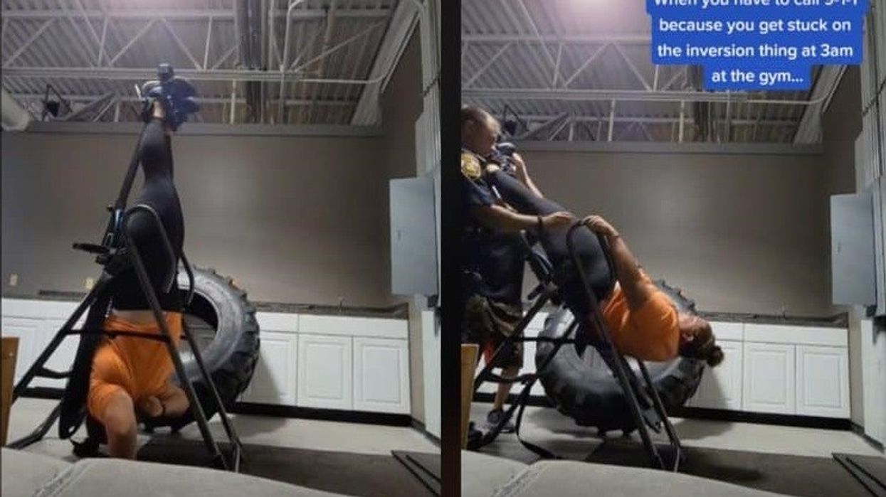 Woman gets stuck upside down in gym – dials 911 using her smartwatch