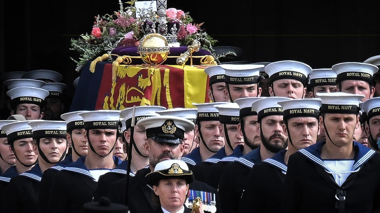 Queen Elizabeth's coffin lowered into vault ahead of private burial