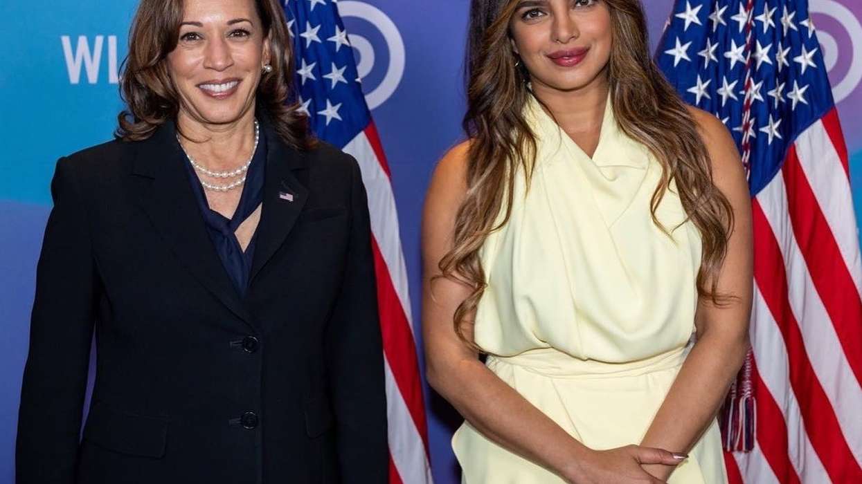‘I don’t vote in this country, my husband can and one day, my daughter will,’ says Priyanka Chopra as she and US Vice President Kamala Harris discuss voting rights in America