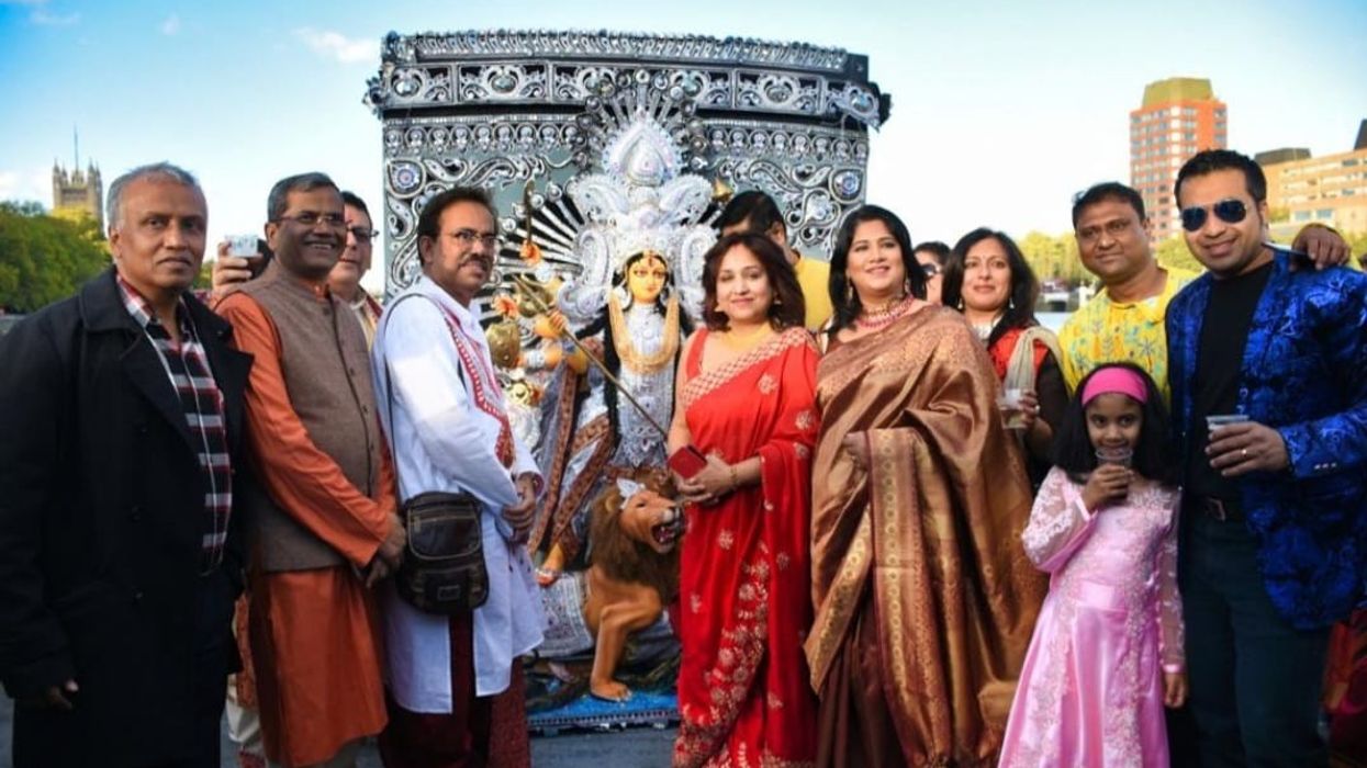 Bengali community celebrates Durga Puja parade on Thames