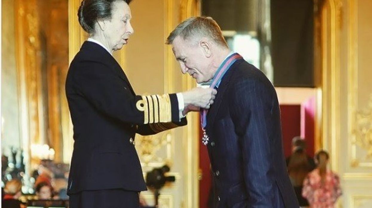 Daniel Craig receives same royal honour as his former on-screen avatar James Bond