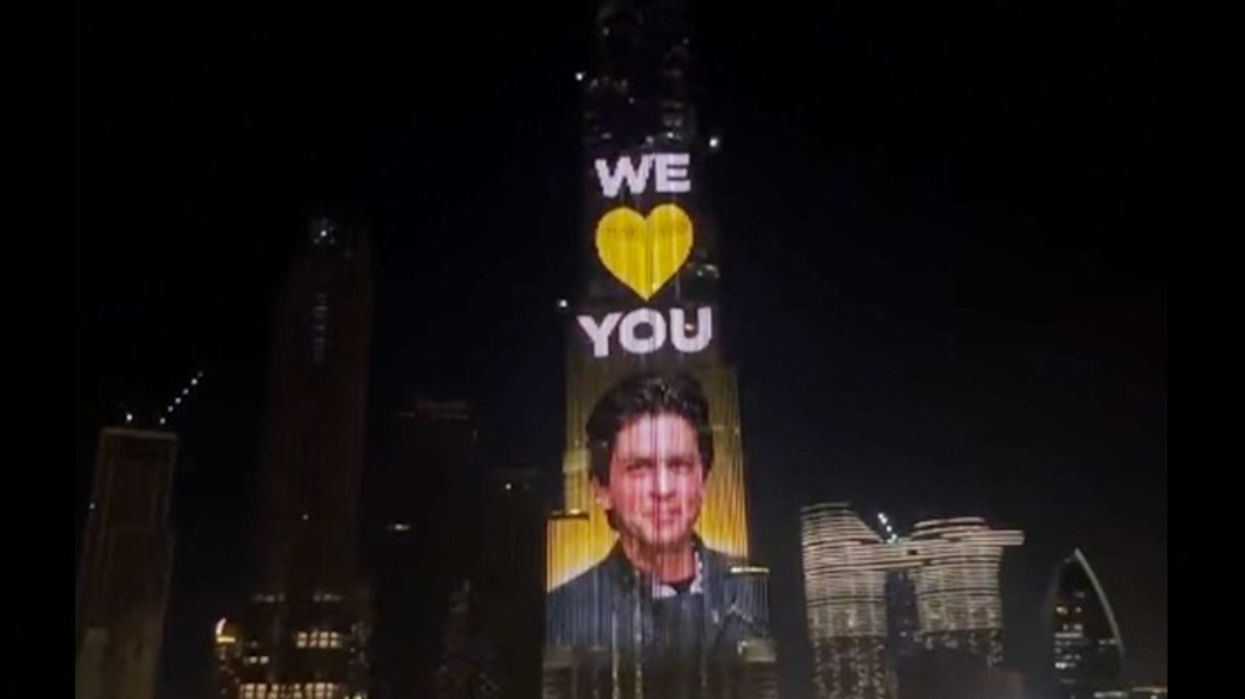 Burj Khalifa lights up to wish Shah Rukh on his 57th birthday
