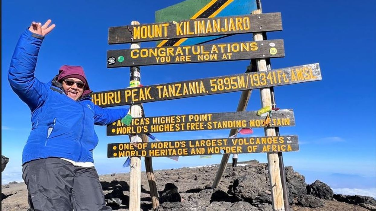 Award winning chef completes trek up Kilimanjaro to raise over £7,000 for charity in honour of her mum