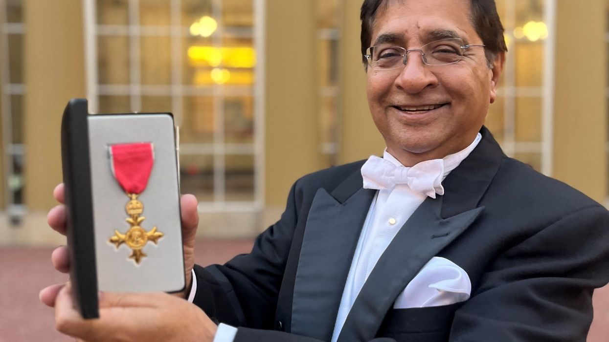 St John Ambulance trustee Mohan Mansigani honoured at Buckingham Palace