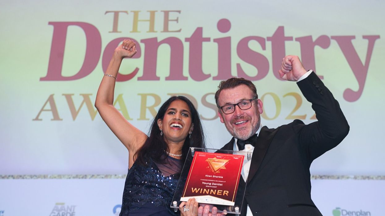 Dr Kiran Shankla wins best young dentist at Dentistry Awards