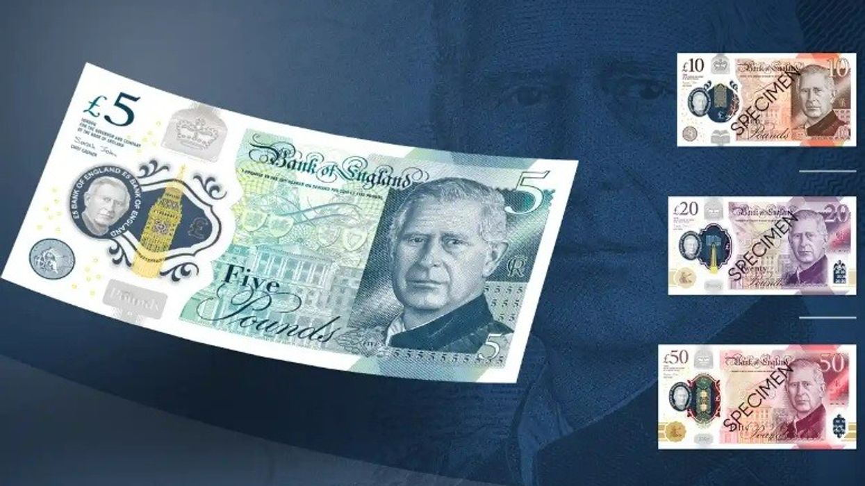 Design for new King Charles III bank notes unveiled in UK