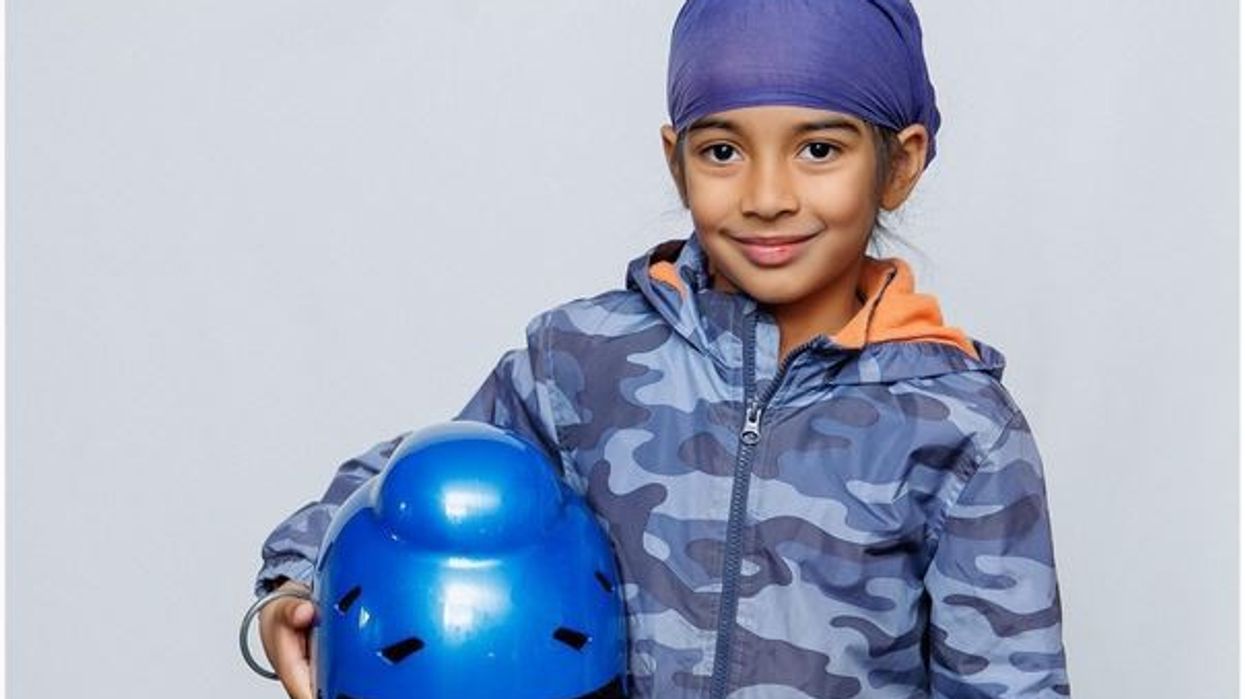 Canada: Sikh woman in Ontario creates turban-friendly helmet for her kids