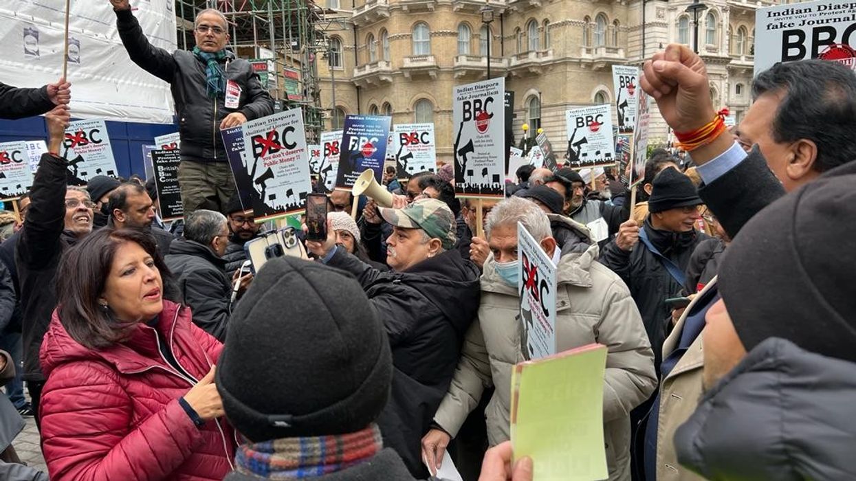 Watch: Indian diaspora protest against BBC over controversial documentary on PM Modi