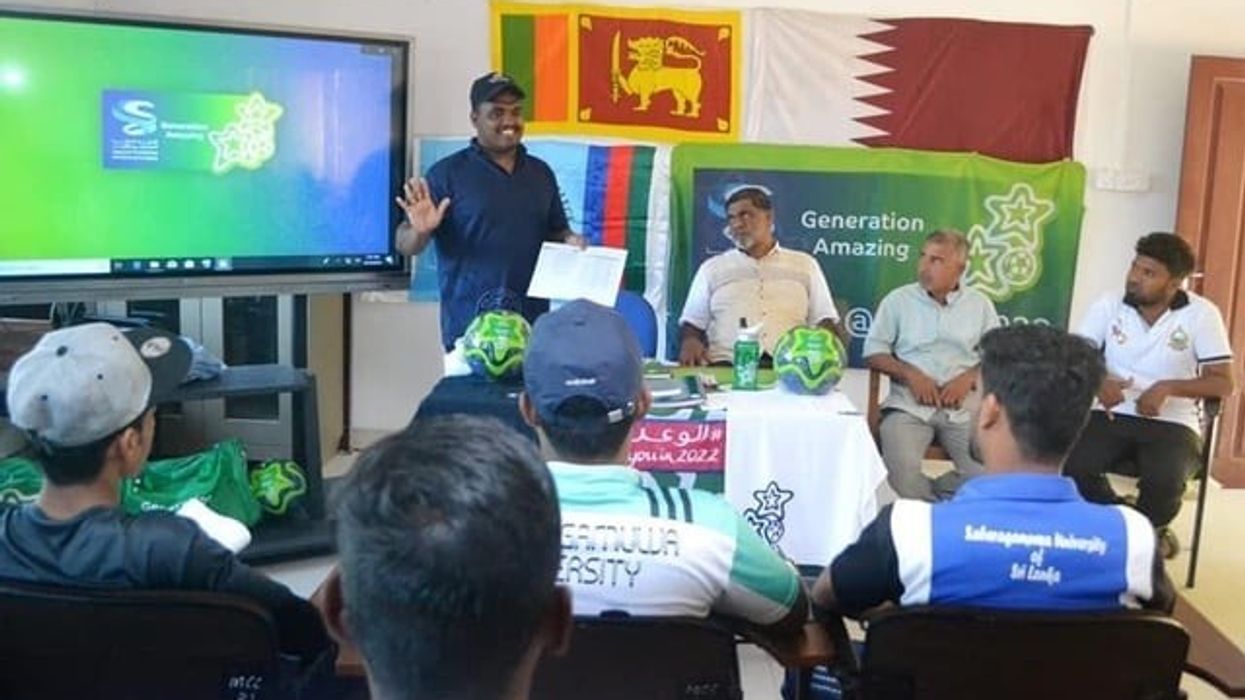 The Sri Lankan migrant worker who plans to open a football institution in his country