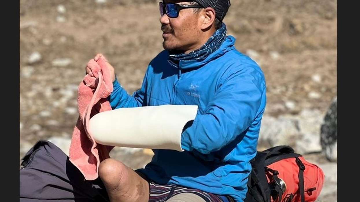 Double amputee Hari Budha Magar aims to scale Mt. Everest
