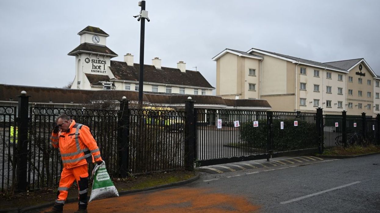 UK police charge teen over violence outside migrant hotel