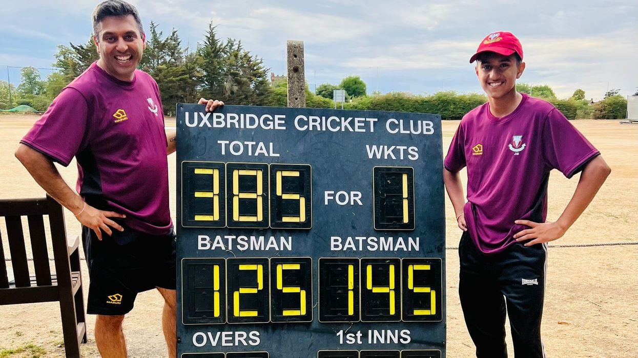 Father and son bat for diversity in cricket