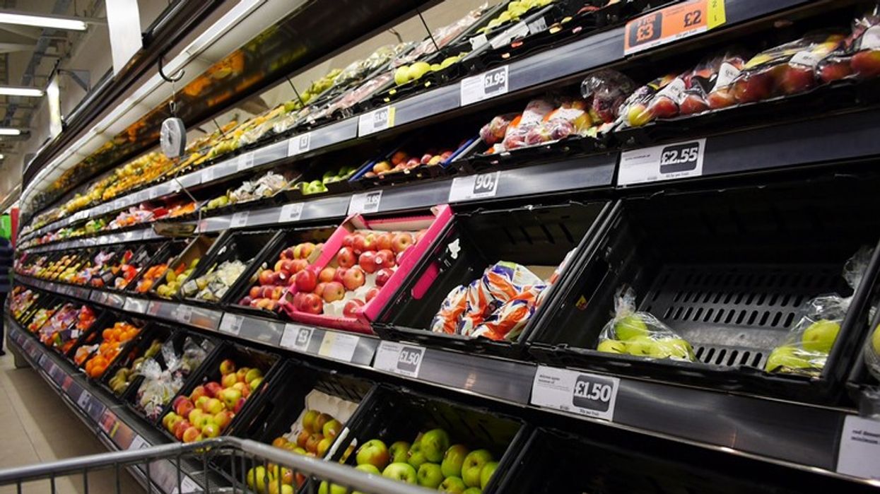 Some UK supermarkets limit fruit and veg sales