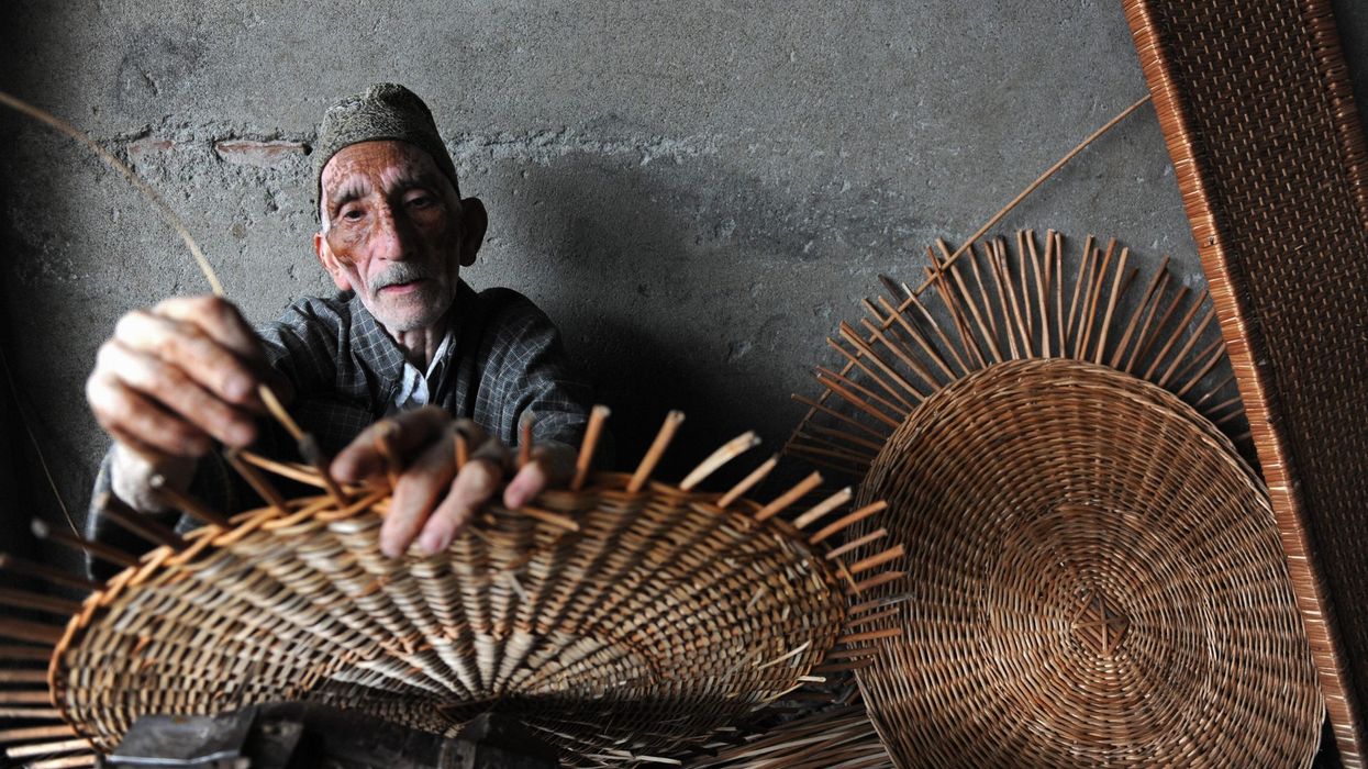 Efforts underway to revive the art of creating fancy wicker products in Jammu and Kashmir