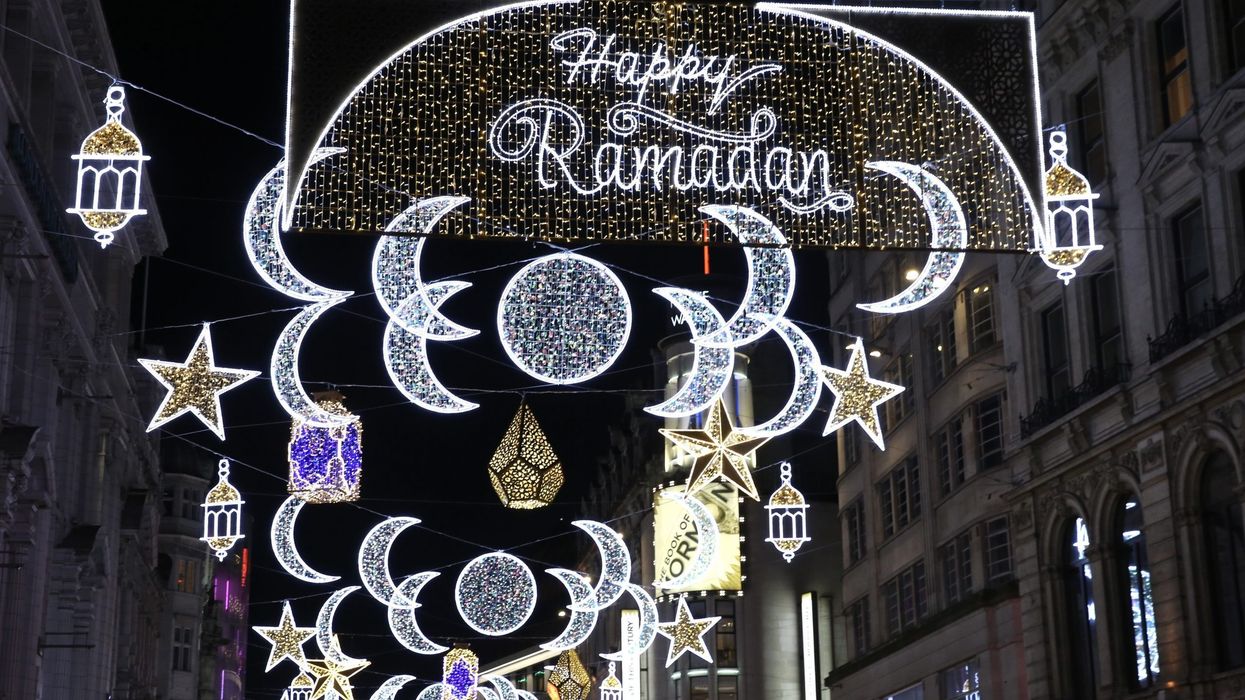 Ramadan Lights' street illuminations in Piccadilly Circus mark the start of holy month