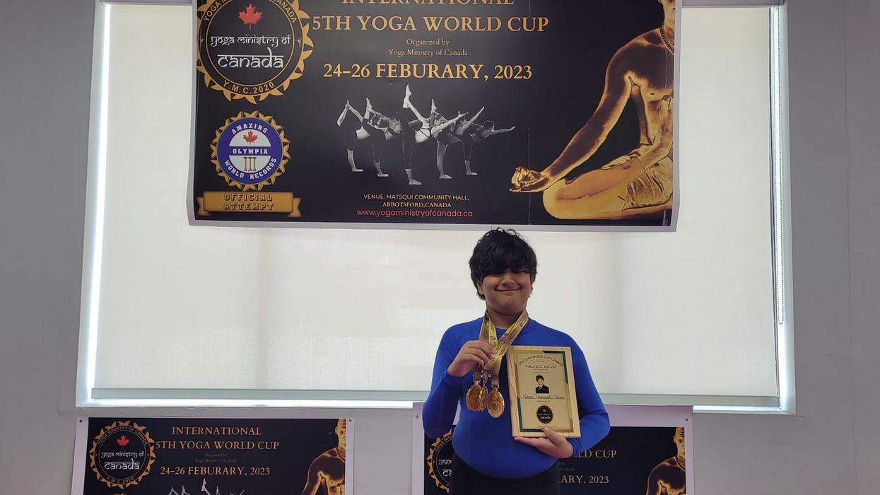 Yoga World Cup in Canada: 12-year old Ishwar Sharma wins three gold medals