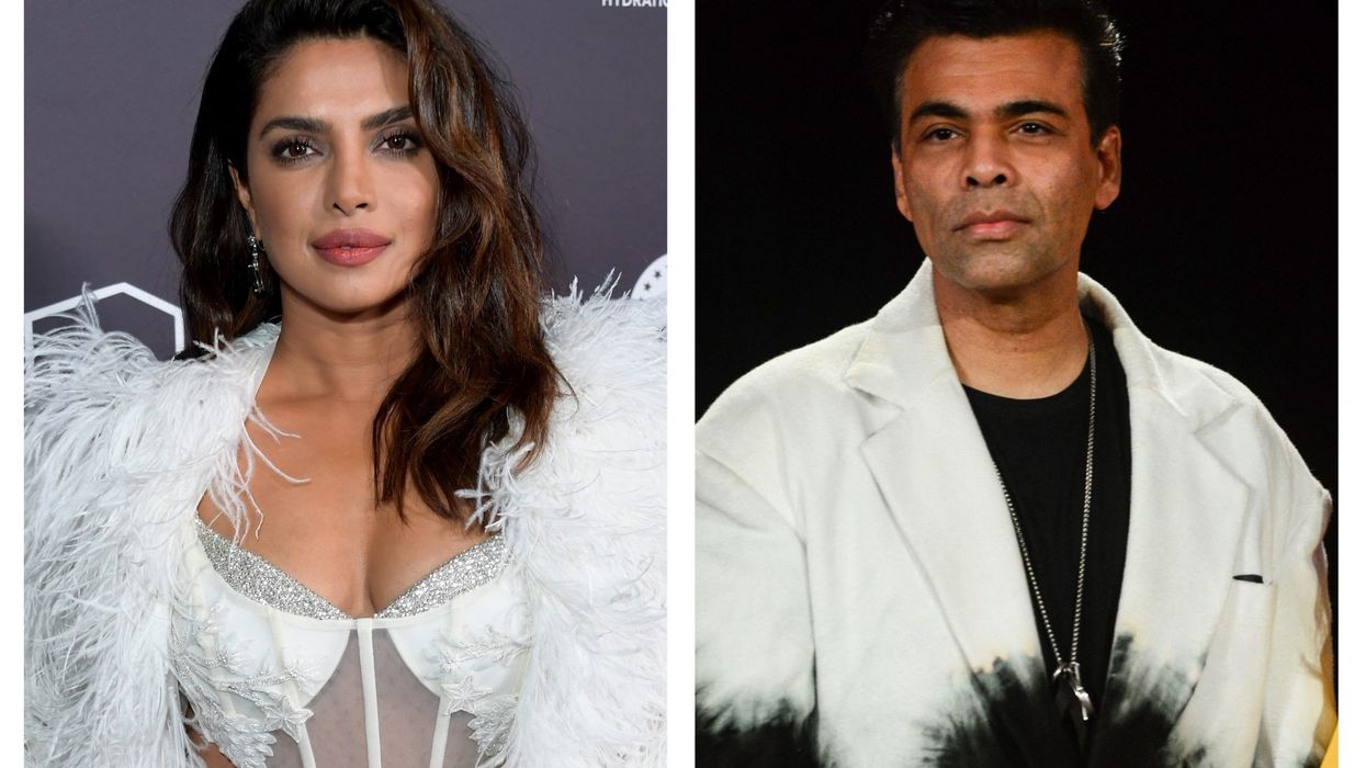 Priyanka hugs Karan Johar at NMACC event amid tiff rumours